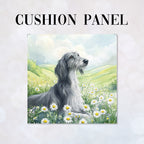 CUSHION Scottish Deerhound Fabric Panel CP-578