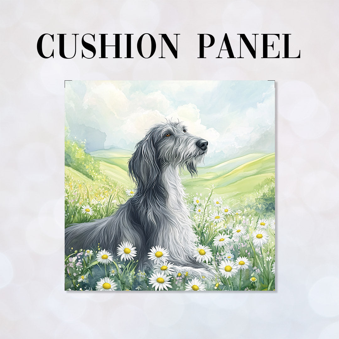 CUSHION Scottish Deerhound Fabric Panel CP-578