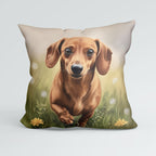 CUSHION Dreamy Dachshund Fabric Panel CP-586