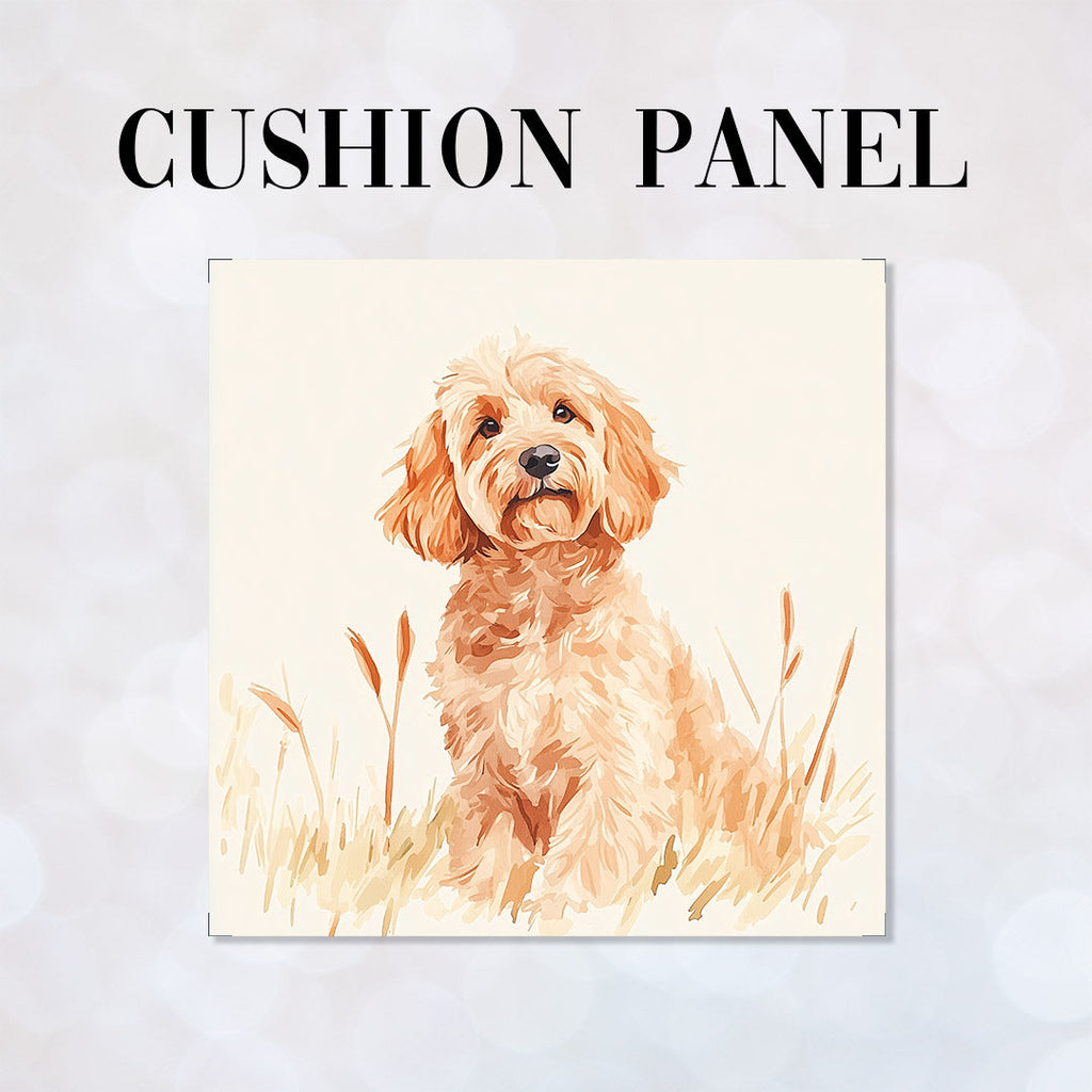 CUSHION Labradoodle Fabric Panel CP-601
