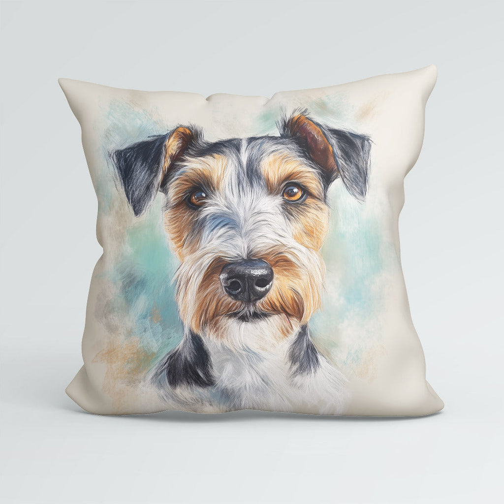 CUSHION Wire Fox Terrier Panel CP-610
