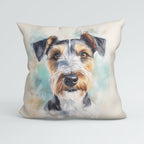 CUSHION Wire Fox Terrier Panel CP-610