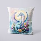 CUSHION Rose Moon Dragon Fabric Panel CP-615