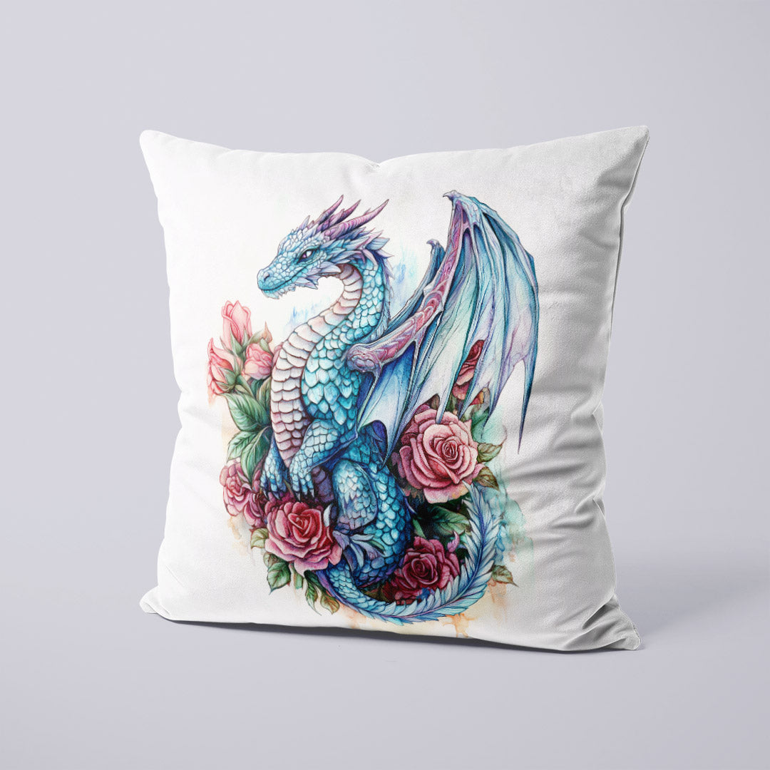 CUSHION Rose Dragon Fabric Panel CP-616