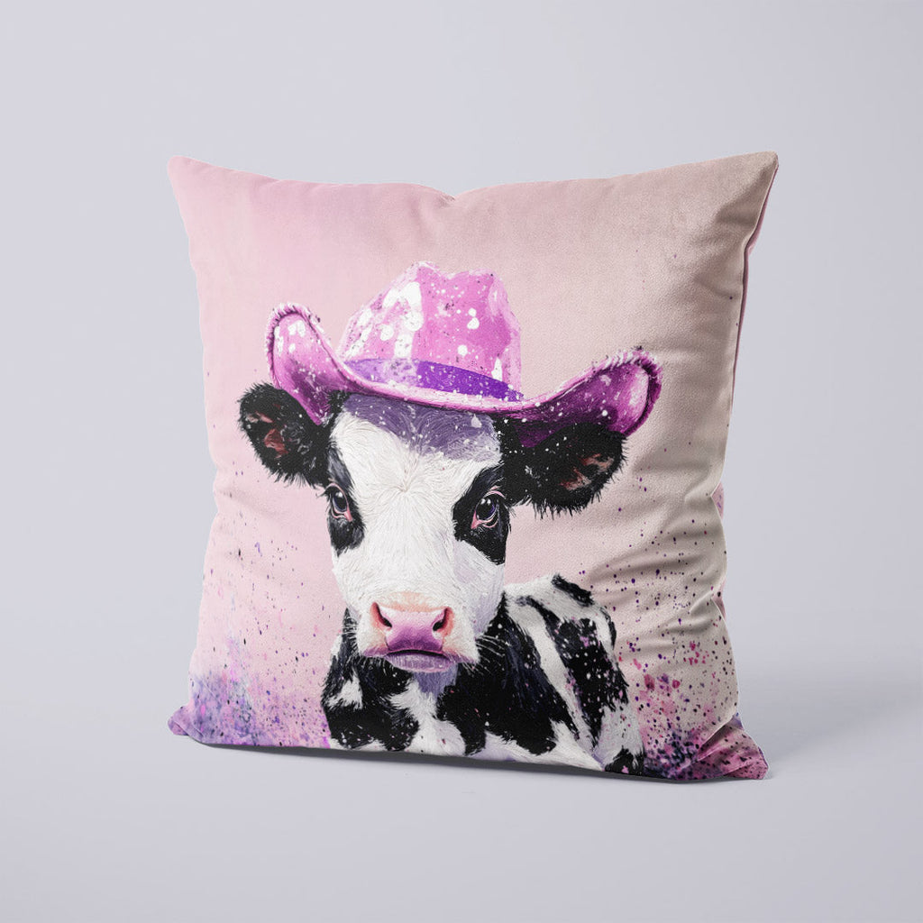CUSHION Party Cow Fabric Panel CP-622