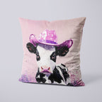 CUSHION Party Cow Fabric Panel CP-622