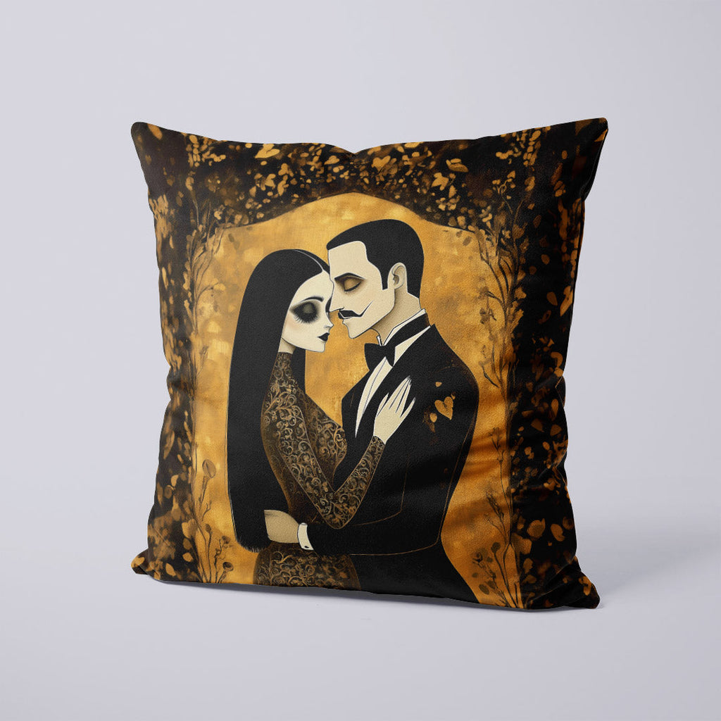 CUSHION Morticia and Gomez Fabric Panel CP-625