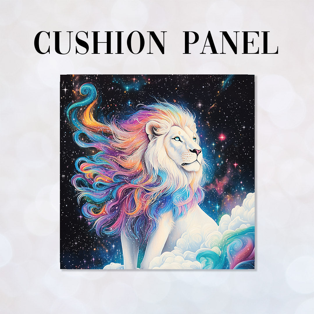 CUSHION Galaxy Lion Fabric Panel CP-627