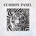 CUSHION Mono Tiger Fabric Panel CP-631