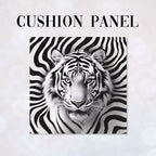 CUSHION Mono Tiger Fabric Panel CP-631