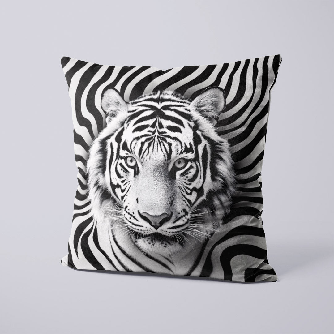 CUSHION Mono Tiger Fabric Panel CP-631