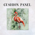 CUSHION Flamingo Mint Fabric Panel CP-642