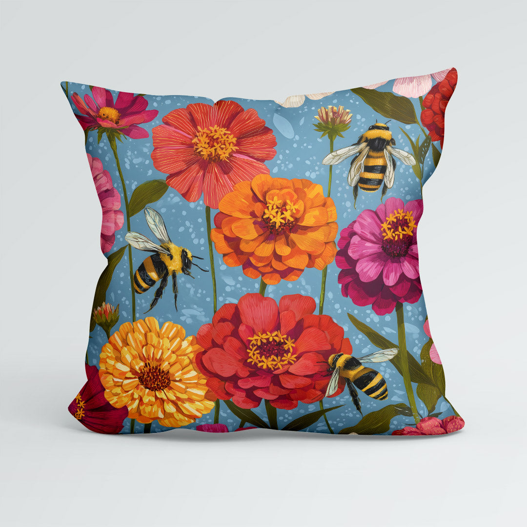 CUSHION Summer Bees Fabric Panel CP-643
