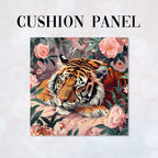 CUSHION Sleeping Tiger 1 Fabric Panel CP-646