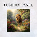 CUSHION Lion Fabric Panel CP-655