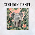 CUSHION Elephant Fabric Panel CP-656