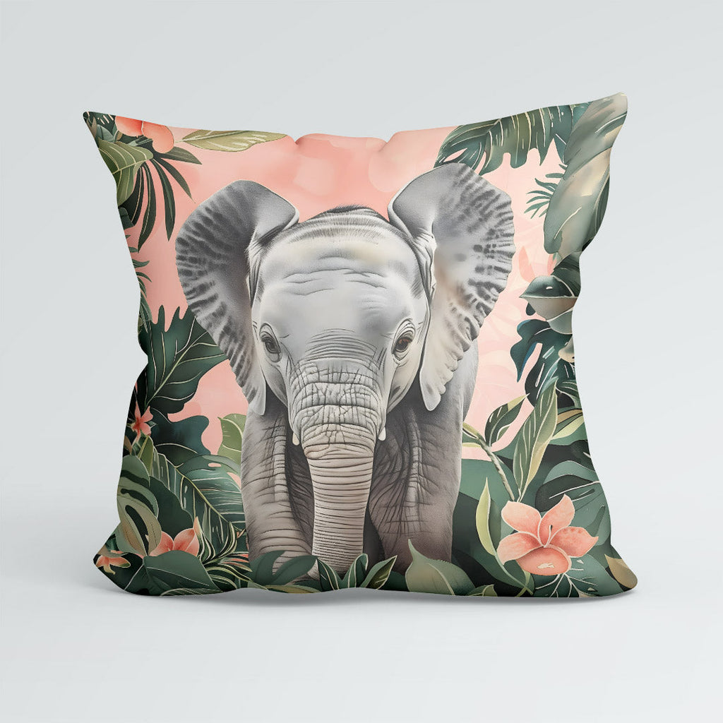 CUSHION Elephant Fabric Panel CP-656