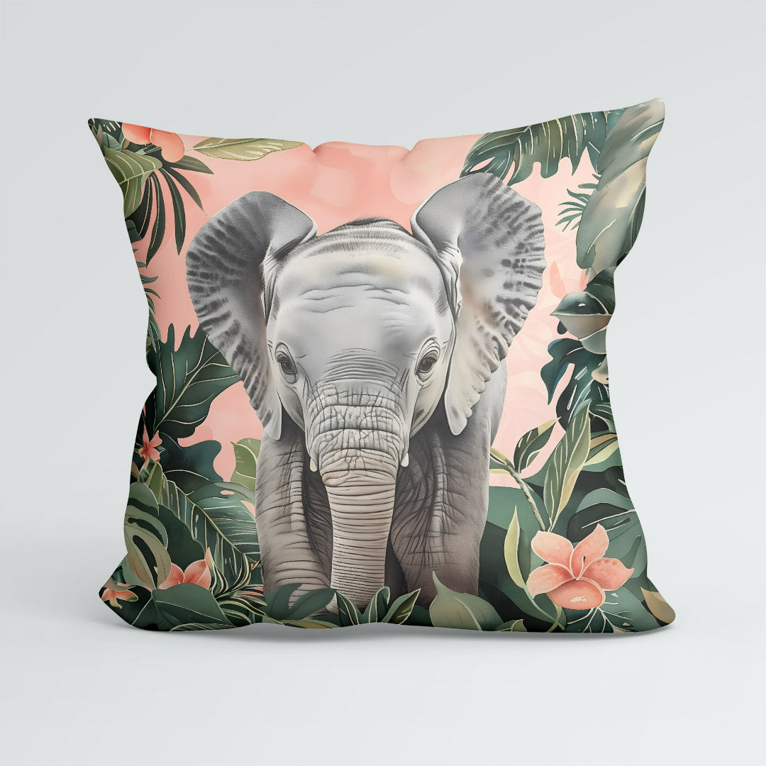 CUSHION Elephant Fabric Panel CP-656