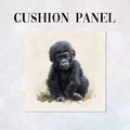 CUSHION Baby Gorilla Fabric Panel CP-657