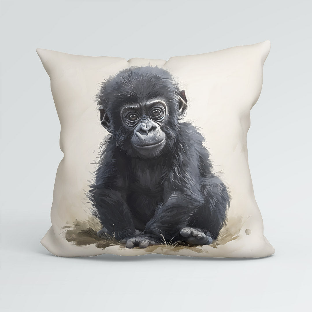 CUSHION Baby Gorilla Fabric Panel CP-657