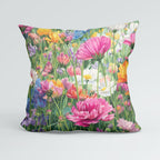 CUSHION Summer Meadow Fabric Panel CP-659