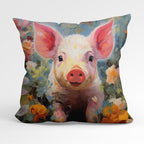 CUSHION Fabric Panel Baby Pig CP-66