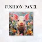 CUSHION Fabric Panel Baby Pig CP-66