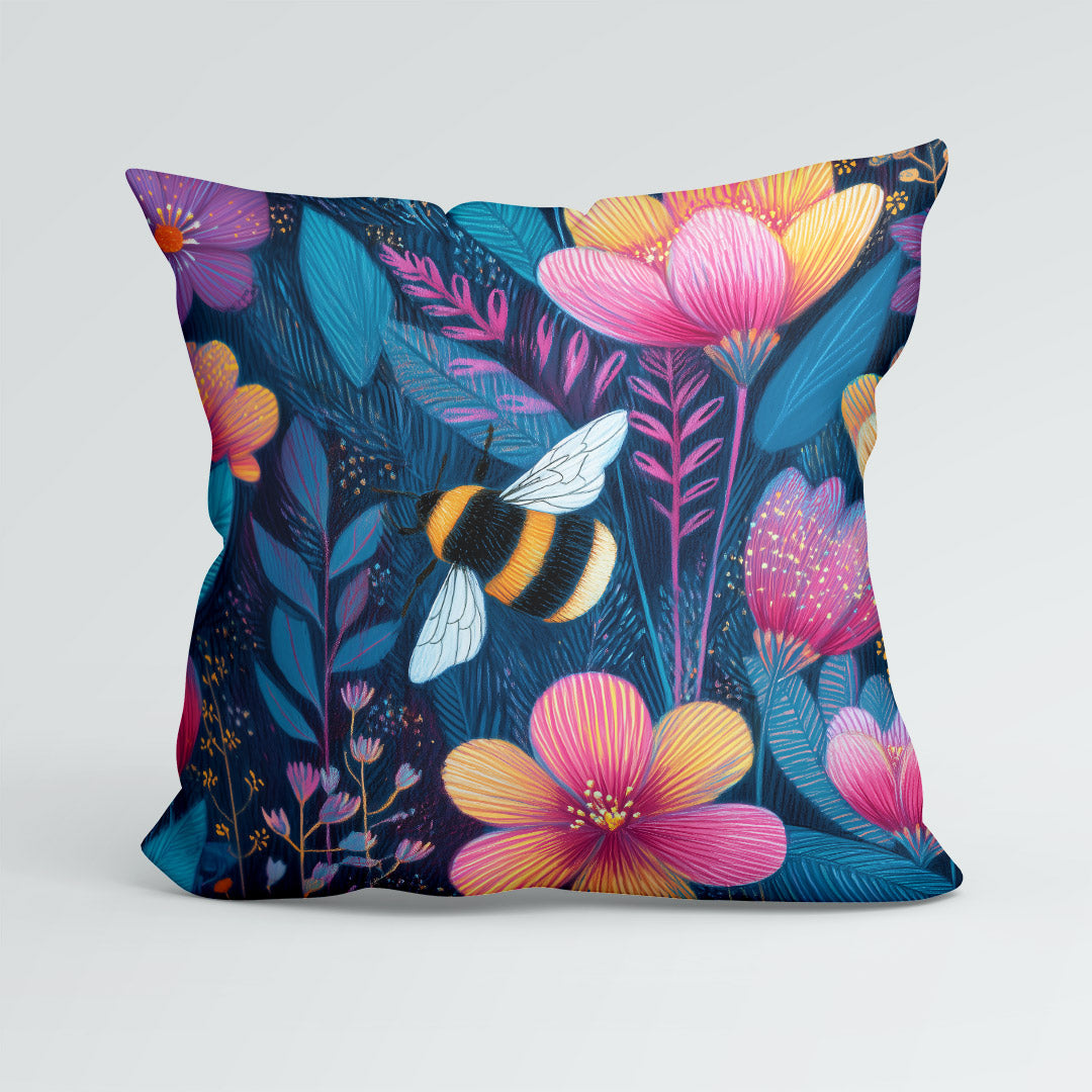 CUSHION Midnight Meadow Fabric Panel CP-665
