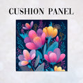 CUSHION Midnight Flowers Fabric Panel CP-667