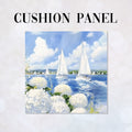 CUSHION Sailing Boats Fabric Panel CP-668