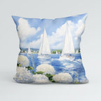 CUSHION Sailing Boats Fabric Panel CP-668