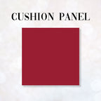 CUSHION CO-ORD White and Brown King Charles Cavalier CP-67 Fabric Panel