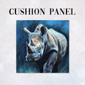 CUSHION Rhino Blue Fabric Panel CP-672