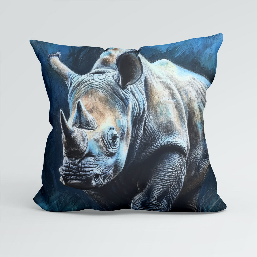 CUSHION Rhino Blue Fabric Panel CP-672