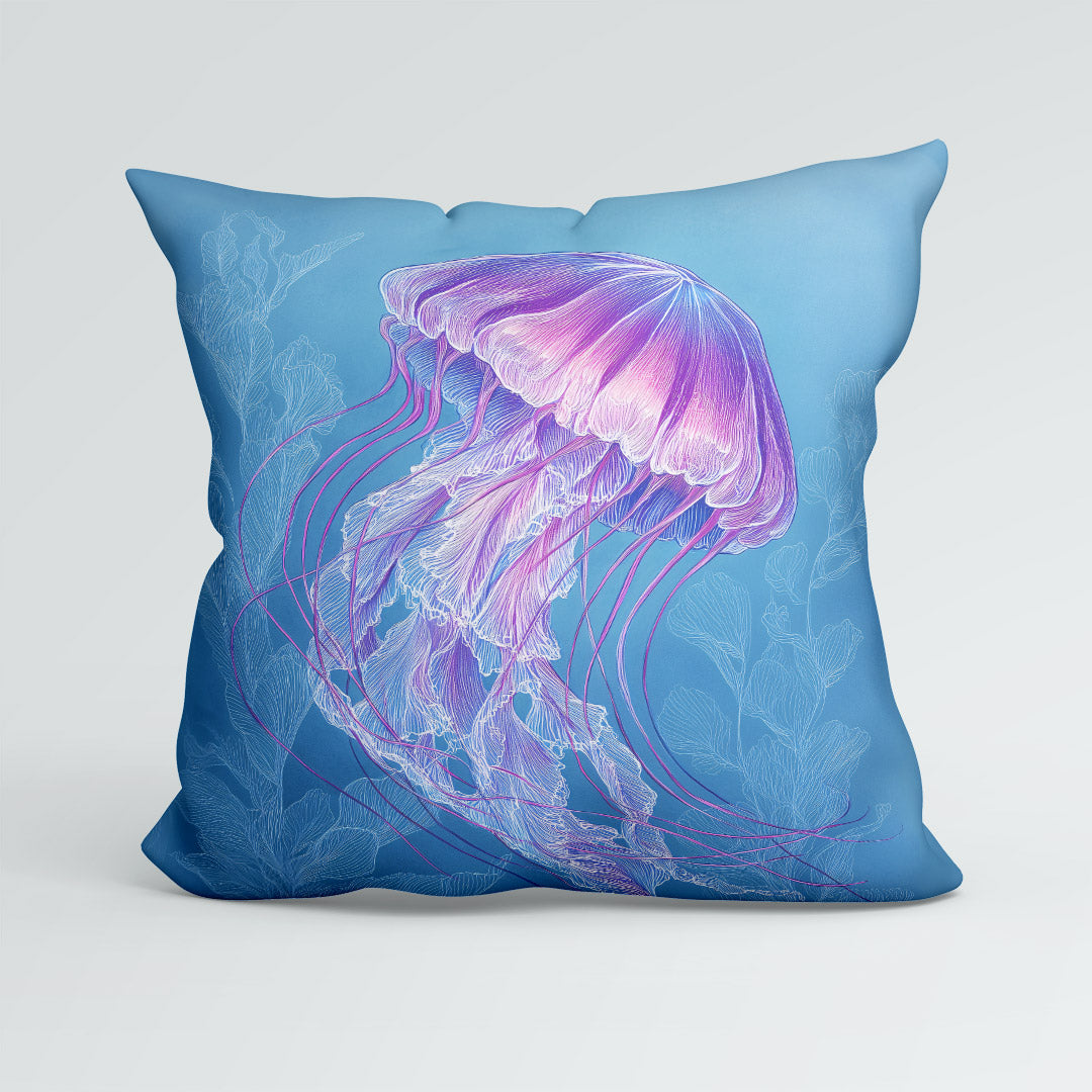CUSHION Lavender Jellyfish Fabric Panel CP-680