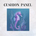 CUSHION Lavender Seahorse Fabric Panel CP-681