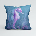 CUSHION Lavender Seahorse Fabric Panel CP-681