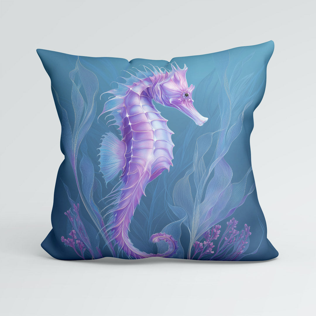 CUSHION Lavender Seahorse Fabric Panel CP-681