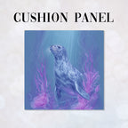 CUSHION Lavender Seal Fabric Panel CP-682