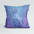 CUSHION Lavender Seal Fabric Panel CP-682