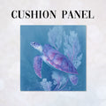 CUSHION Lavender Turtle Fabric Panel CP-683