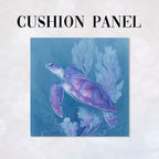 CUSHION Lavender Turtle Fabric Panel CP-683