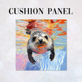 CUSHION Courious Seal Fabric Panel CP-685