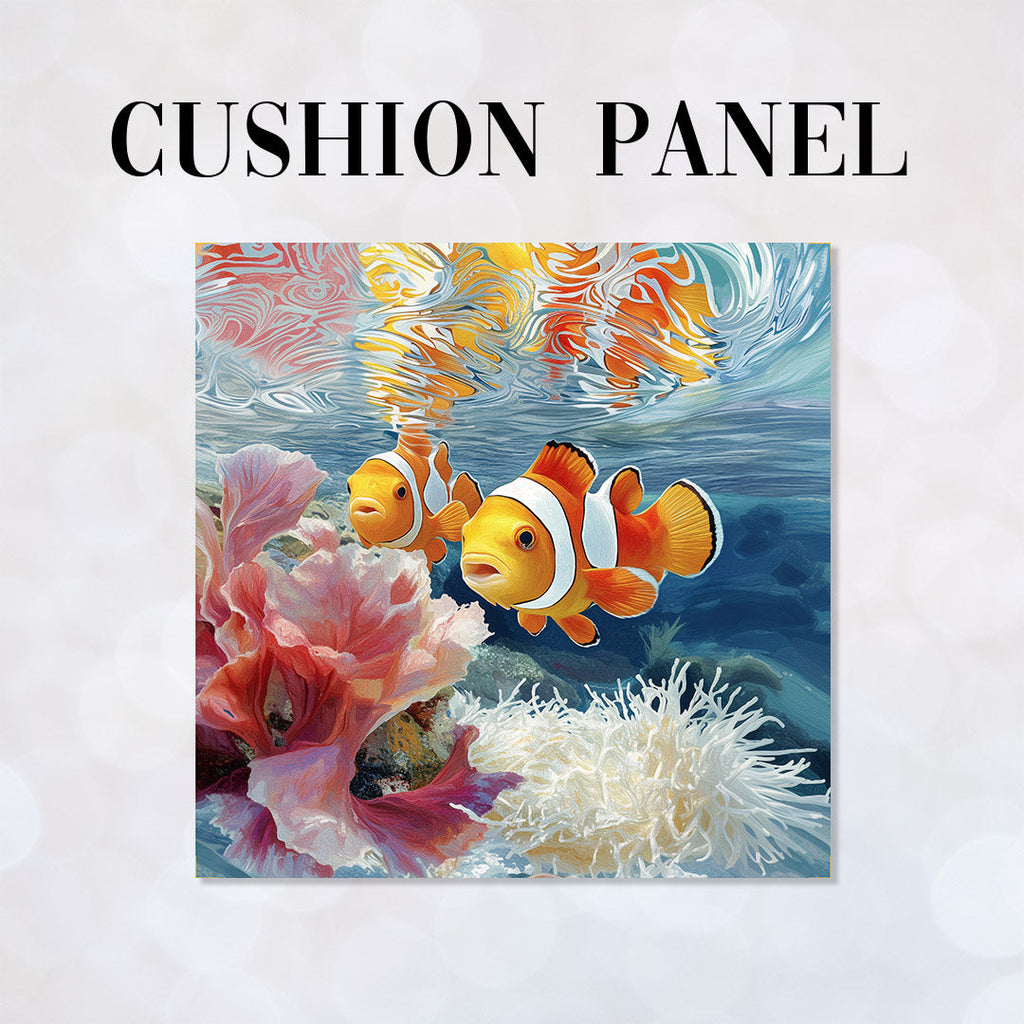 CUSHION Clown Fish Fabric Panel CP-687