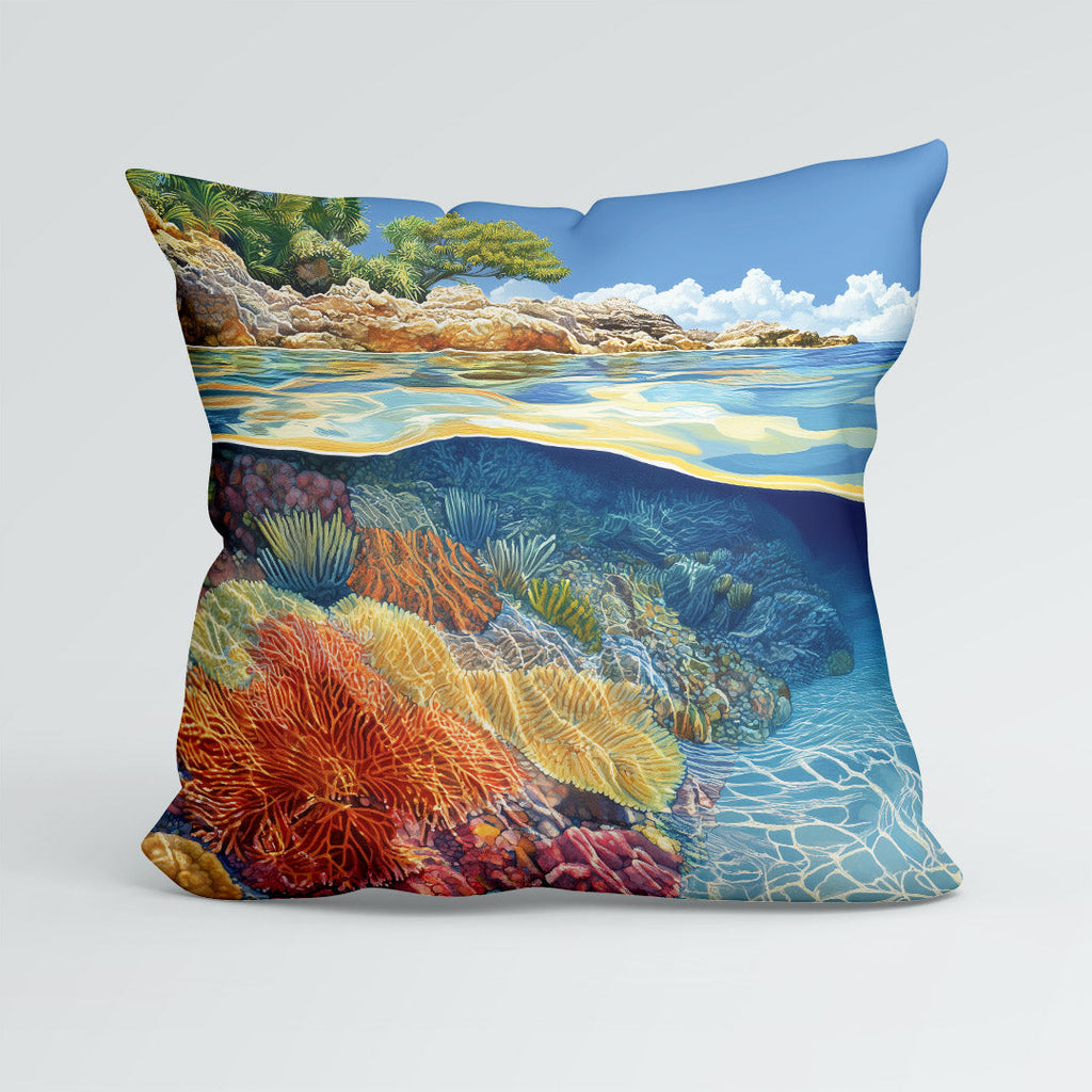 CUSHION Tropical Reef Fabric Panel CP-689