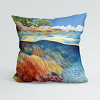 CUSHION Tropical Reef Fabric Panel CP-689