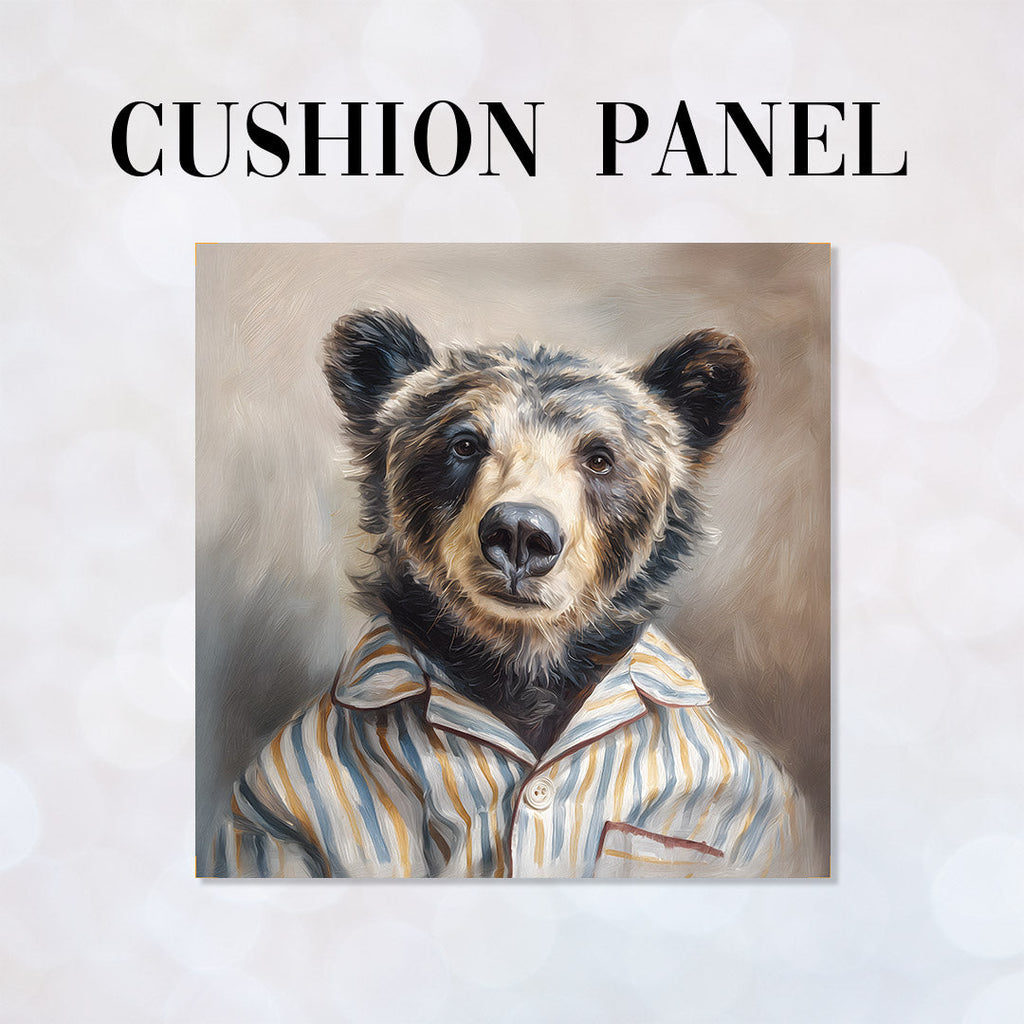 CUSHION Panel Bear in Pyjamas CP-691