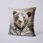 CUSHION Panel Bear in Pyjamas CP-691