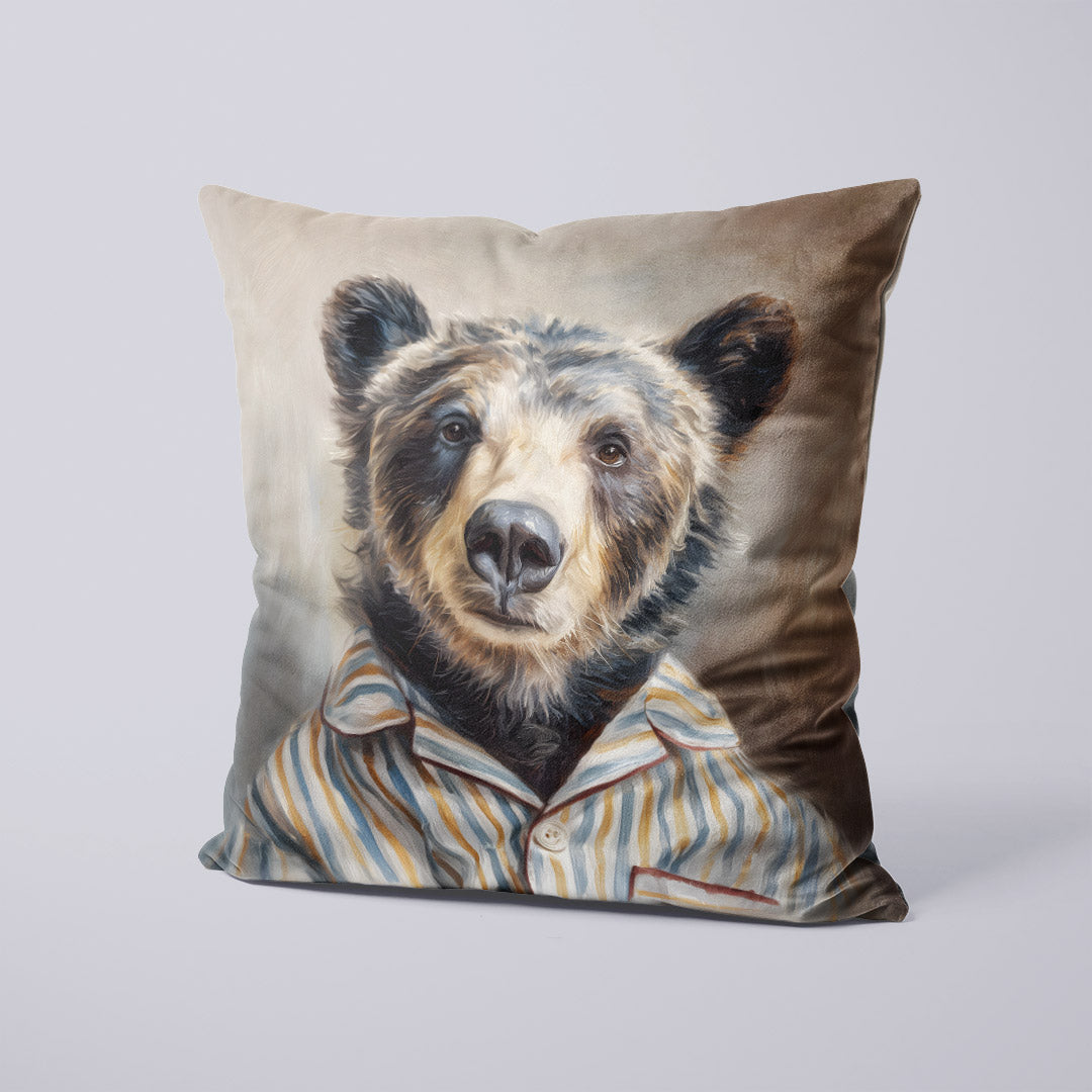 CUSHION Panel Bear in Pyjamas CP-691