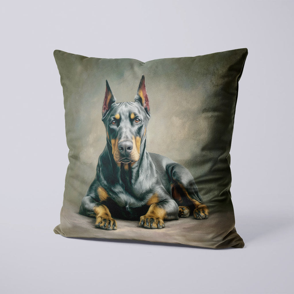 CUSHION Panel Dobermann Portrait CP-696